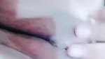 Beautiful hot girl rubing her pussy  ass