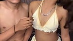 Girlfriend giving Blowjob  Handjob