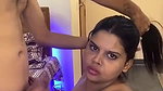 Hot sexy aunty give Blowjob  show her pussy