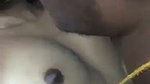 Husband suck her boob  enjoying