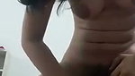 Beautiful girl inserting pen inside her pussy  showing