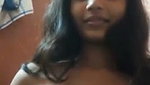 Beautiful hot stepsister showing her boobs  pressing