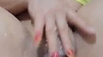 Beautiful Mumbai model using white dilo to drill her pussy  ass