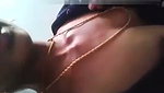 Bhabhi show her boobs  pressing by lover