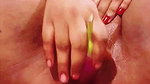 big pussy aunty masturbation with brinjal