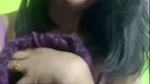 Hot sexy girl show her boobs