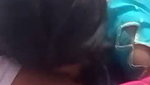Husband Pressing her wife boobs  give Blowjob
