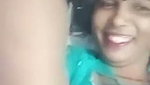 Husband Pressing her wife boobs  give Blowjob
