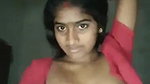 Cute village wife open her dress