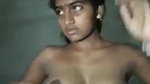 Cute village wife open her dress