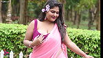 Megha Das mega size boobs show Ghosh Saree Fashion Saree Love Saree Sundor