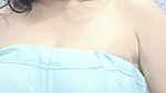 Beautiful hot bhabhi taking bath  showing her boobs in transparent dress