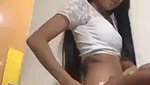 Sexy girl showing her ass