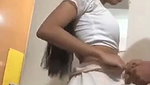 Sexy girl showing her ass