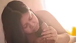 Beautiful lady give Blowjob