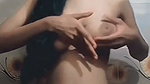 cute slim girl nude show boobs suck