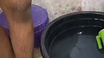 sexy aunty bathing