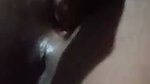 Hot girl showing her pink pussy