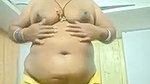 Aunty show her huge boobs  ass