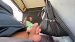Stranger girl jerk off and sucking his dick in a publie bus full of people