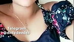 Sexy beautiful girl show her boobs  pressing