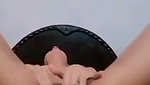 Beautiful young girl rubing her pussy