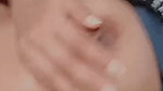 Sexy girl pressing her nipple