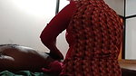 Aunty giving massage to dick  Handjob