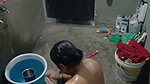 Bhabhi bathing  devar seeing