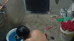 Bhabhi bathing  devar seeing