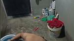 Bhabhi bathing  devar seeing
