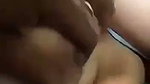 Boyfriend suck her boob