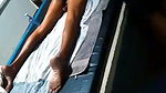 Sexy girl giving massage  fuck