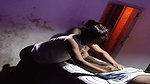 Two ladies giving massage  men show his ass