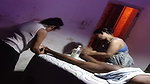 Two ladies giving massage  men show his ass