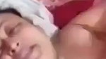 Aunty showing her pussy  lover jerking on video call