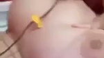 Aunty showing her pussy  lover jerking on video call