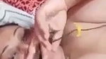 Aunty showing her pussy  lover jerking on video call