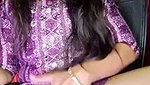 Hot aunty showing her pussy