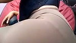 Hot girl showing her big ass