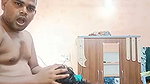 Husband enjoying with wife  talking on live