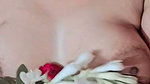 New update awesome looking aunty showing her huge boobs