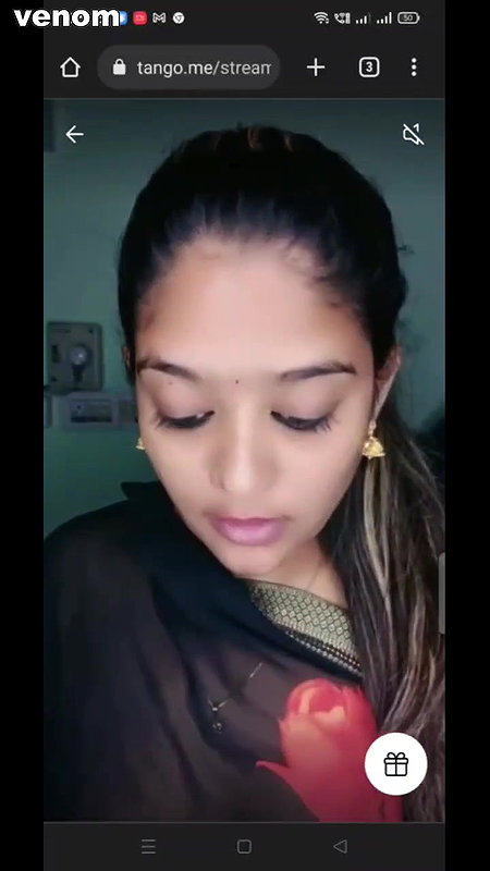 Anu, Telugu Girl, Showing & Licking Boobs on PREMIUM Tango Live ~ with FACE