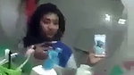 Beautiful desi girl lifting top to reveal sexy