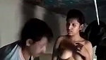 Indian barber stripping his clients daughter