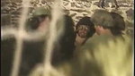 Two soldiers bang a militants asshole in a three