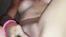 Watch Horny girl inserting Cucumber inside pussy