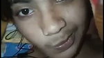 Awesome looking girl showing her pussy