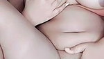 Beautiful girl showing her pink pussy  Fingering