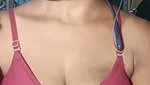 Beautiful slim bhabhi showing her boobs  pussy